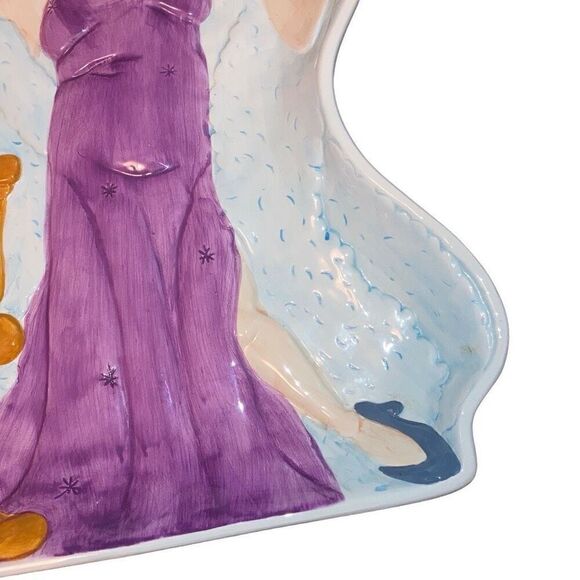 Vtg Y2K 2000 Boston Warehouse Limited Edition Happy New Year Chip Dip Platter - Picture 6 of 6